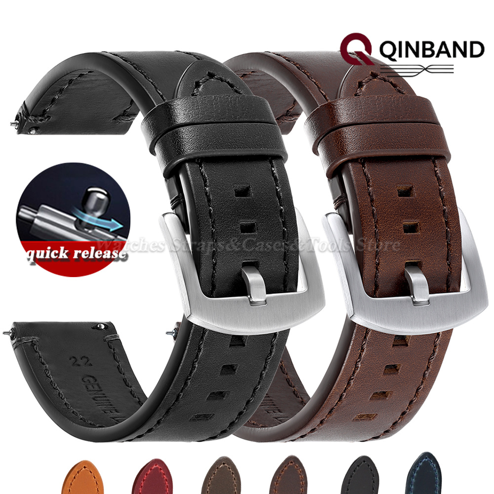 Smartwatch Vintage Watches For Women - Pasek do zegarka z woskowanej skóry