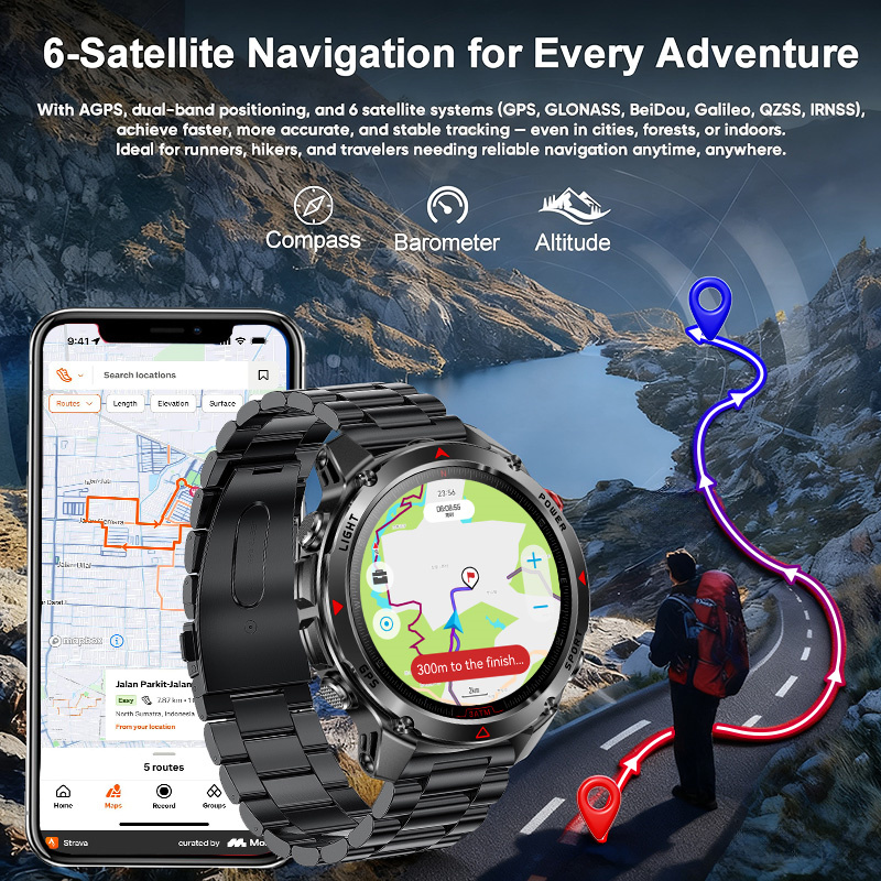 Nowy smartwatch GPS Forerunner – Altimeter Compass Watch recenzja i cena