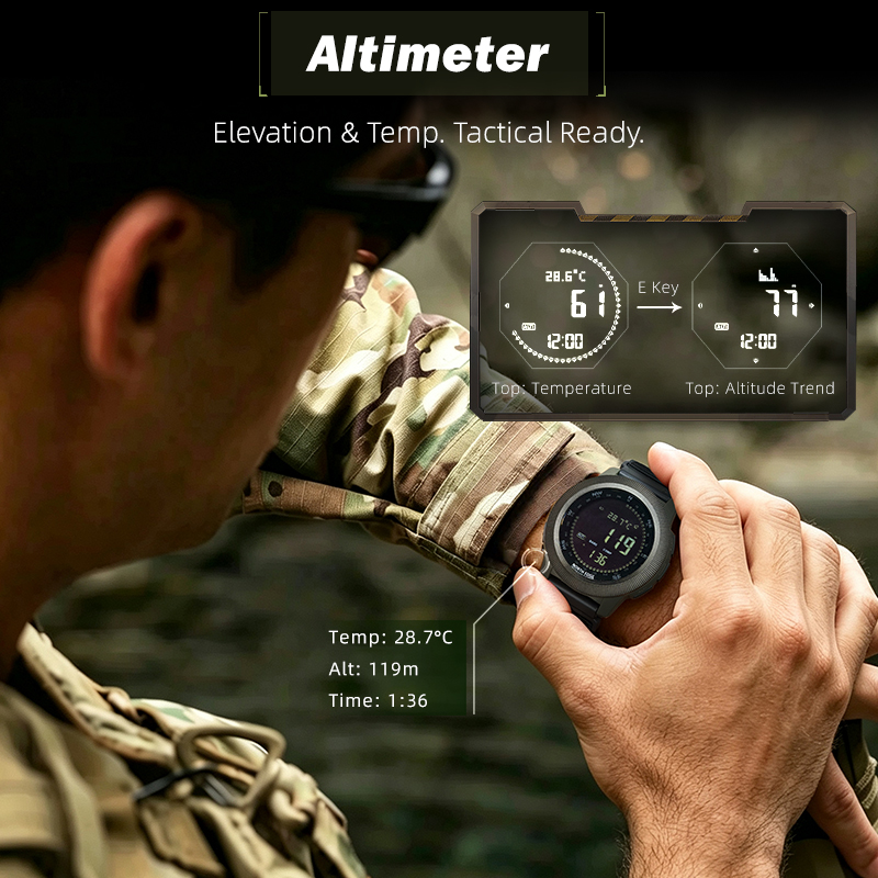 NORTH EDGE APACHE-CF – męski z – Altimeter Compass Watch recenzja i cena