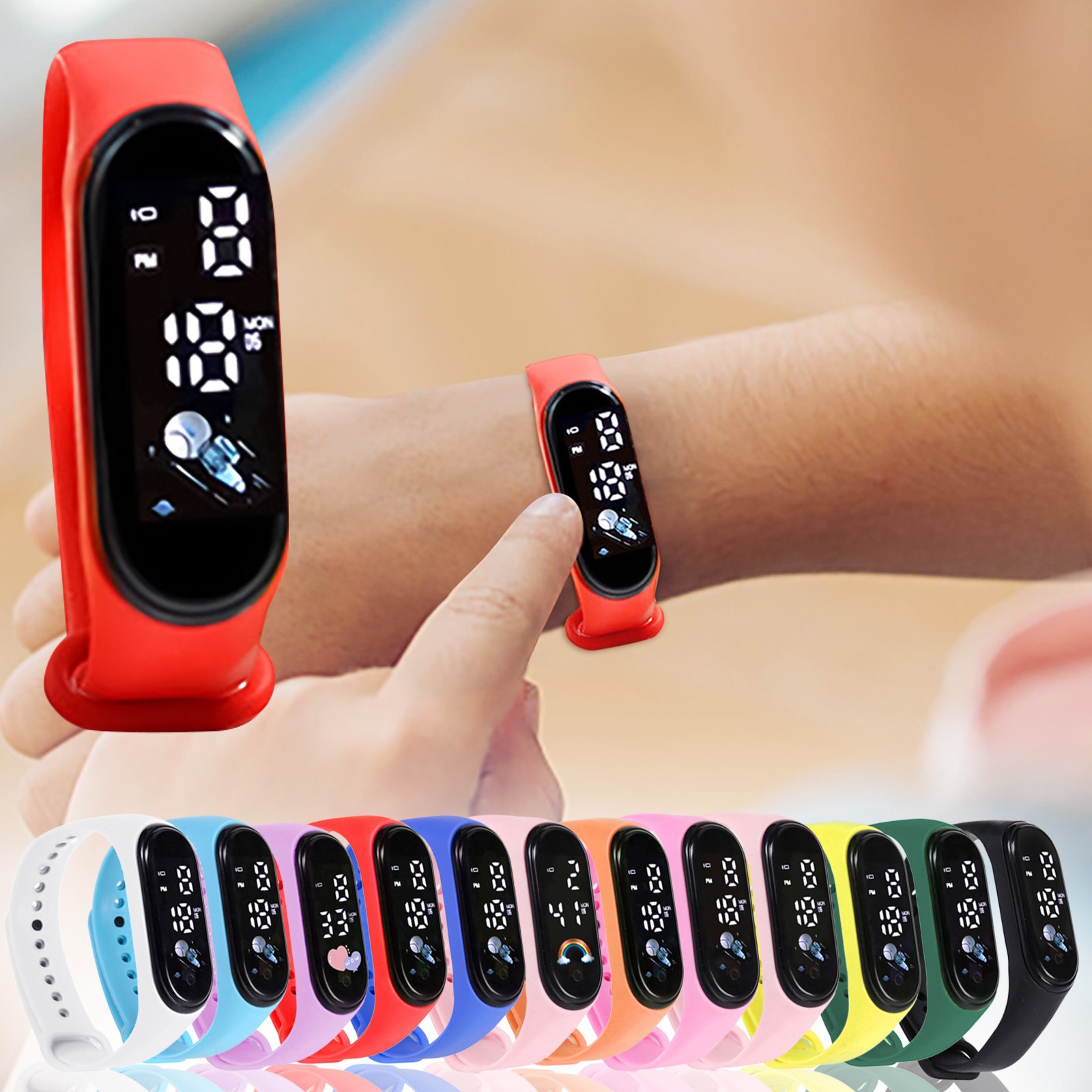Kawaii inteligentny zegarek dl – Smartwatch Digital Watches For Kid Girl recenzja i cena
