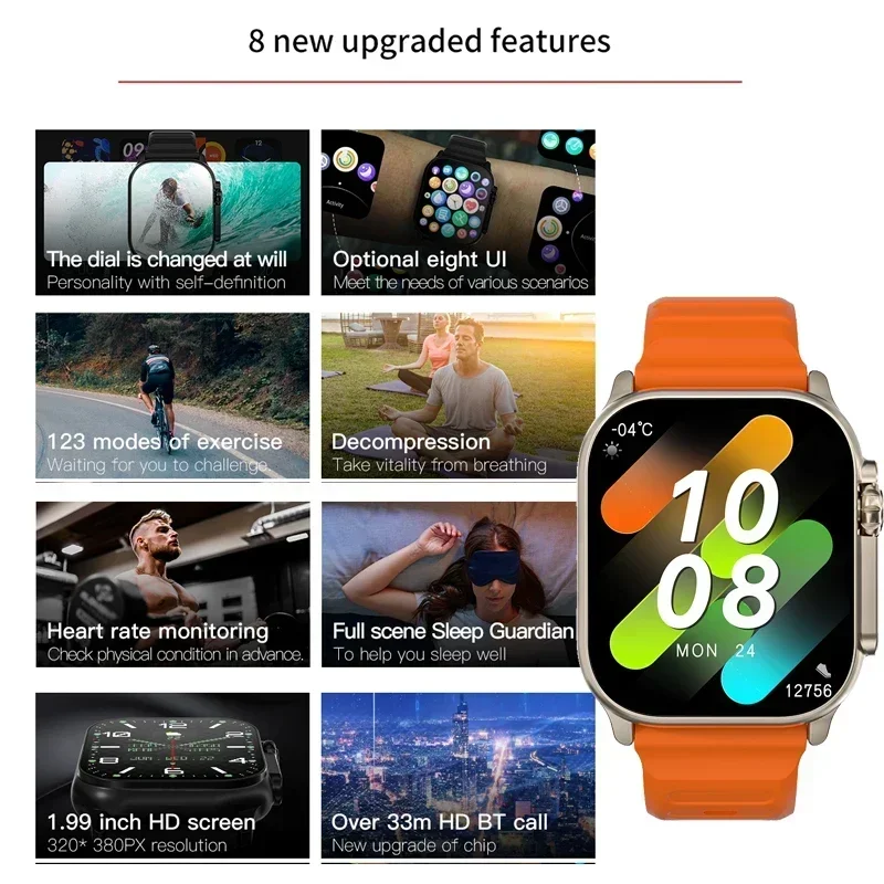 Nowy Smartwatch Serii 9 PK HK8 – Smartwatch Watches Price recenzja i cena