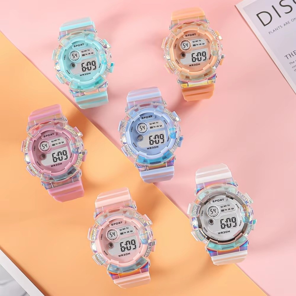 Wodoodporne sportowe zegarki d – Smartwatch Digital Watches For Kid Girl recenzja i cena