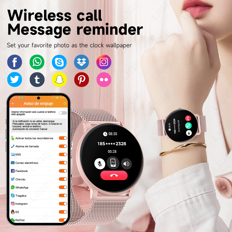 Wodoodporny Smartwatch Damski  – Watches Ladies Smartwatch recenzja i cena