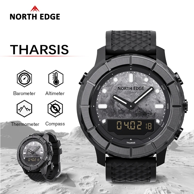 NORTH EDGE THARSIS – męski zeg – Altimeter Compass Watch recenzja i cena