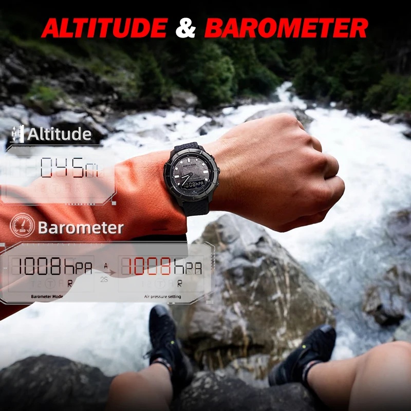NORTH EDGE THARSIS – męski zeg – Altimeter Compass Watch recenzja i cena