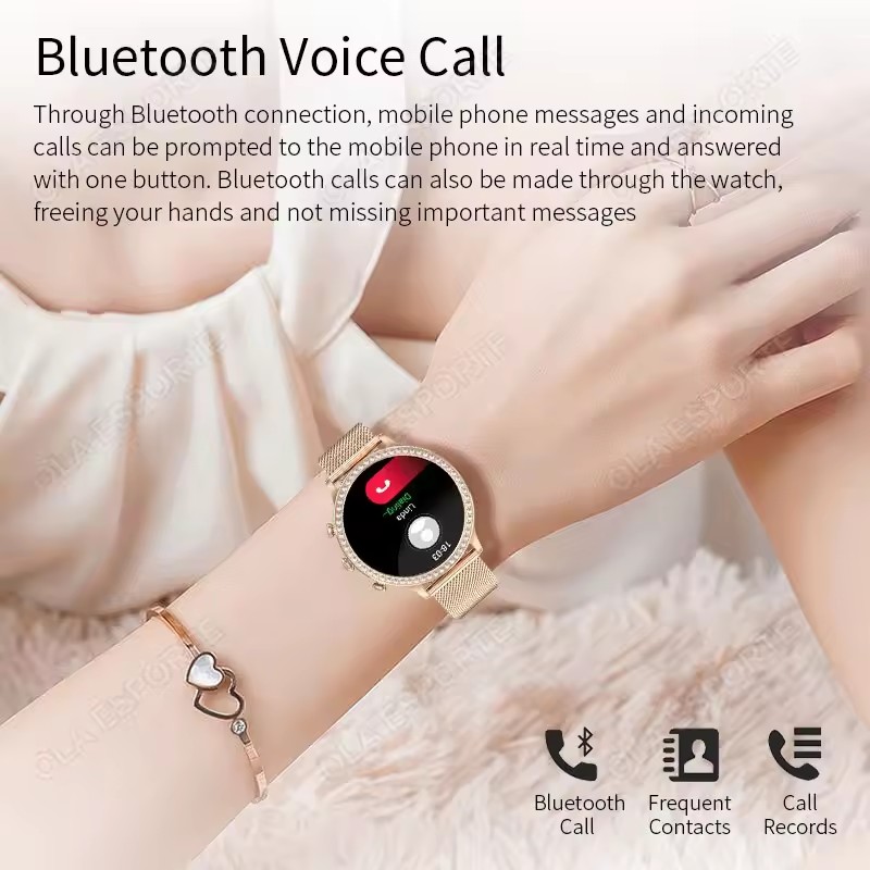 Elegancki damski smartwatch z  – Watches Ladies Smartwatch recenzja i cena
