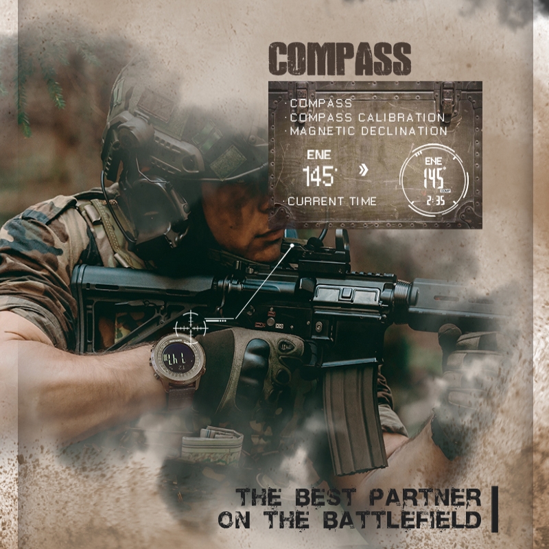 NORTH EDGE DESERT Męski Zegare – Altimeter Compass Watch recenzja i cena